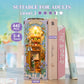 MOMIBOOK Book Nook Kit 440 Pcs DIY Miniature Dollhouse Kit for Adults