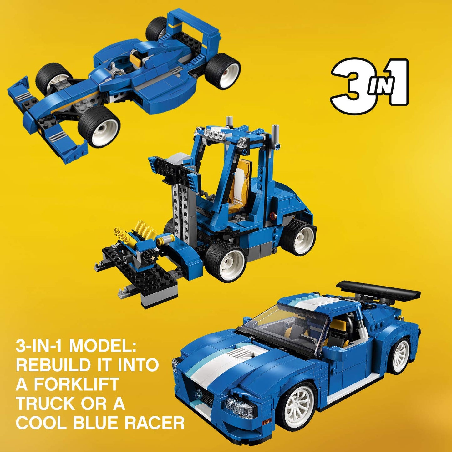 LEGO Creator Turbo Track Racer 31070 Building Kit (664 Piece)