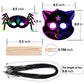 Animal Scratch Masks for Kids, 52 Pcs Rainbow Magic Scratch Paper Masks, DIY Animal Scratchs Paper Mask Art Set for Kids Birthday Party Favors