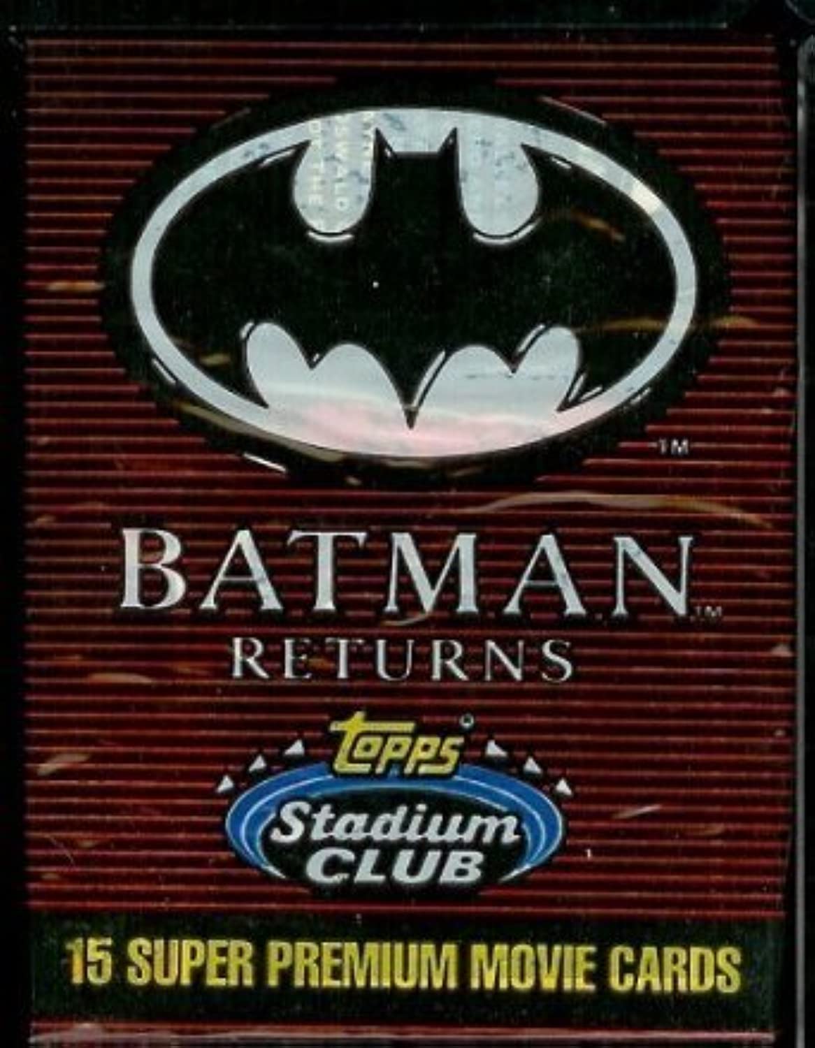 Batman Returns Topps Stadium Club Trading Card Pack - 15 Cards per Pack