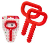 Chewy Tubes Super Chew (2 Pack) - Knobby Closed Loop Oral Motor Chewing Tool for Practicing Biting and Chewing [Red, 9/16" Diameter] | Made in USA |