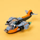 LEGO Creator 3 in 1 Cyber Drone Space Toys, Transforms from Drone to Cyber Mech or Cyber Scooter, Space Toy Building Set, Gift for 6 Plus Year Old