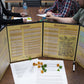 Stratagem The Master's Tome 4-Panel Customizable GM Screen with Free Inserts - Dry Erase, Dungeon & Game Master Accessory for Tabletop RPG Campaigns