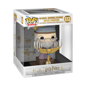 Funko POP! Deluxe: Harry Potter Prisoner of Azkaban - Albus Dumbledore with Podium - Collectable Vinyl Figure - Gift Idea - Official Merchandise - for