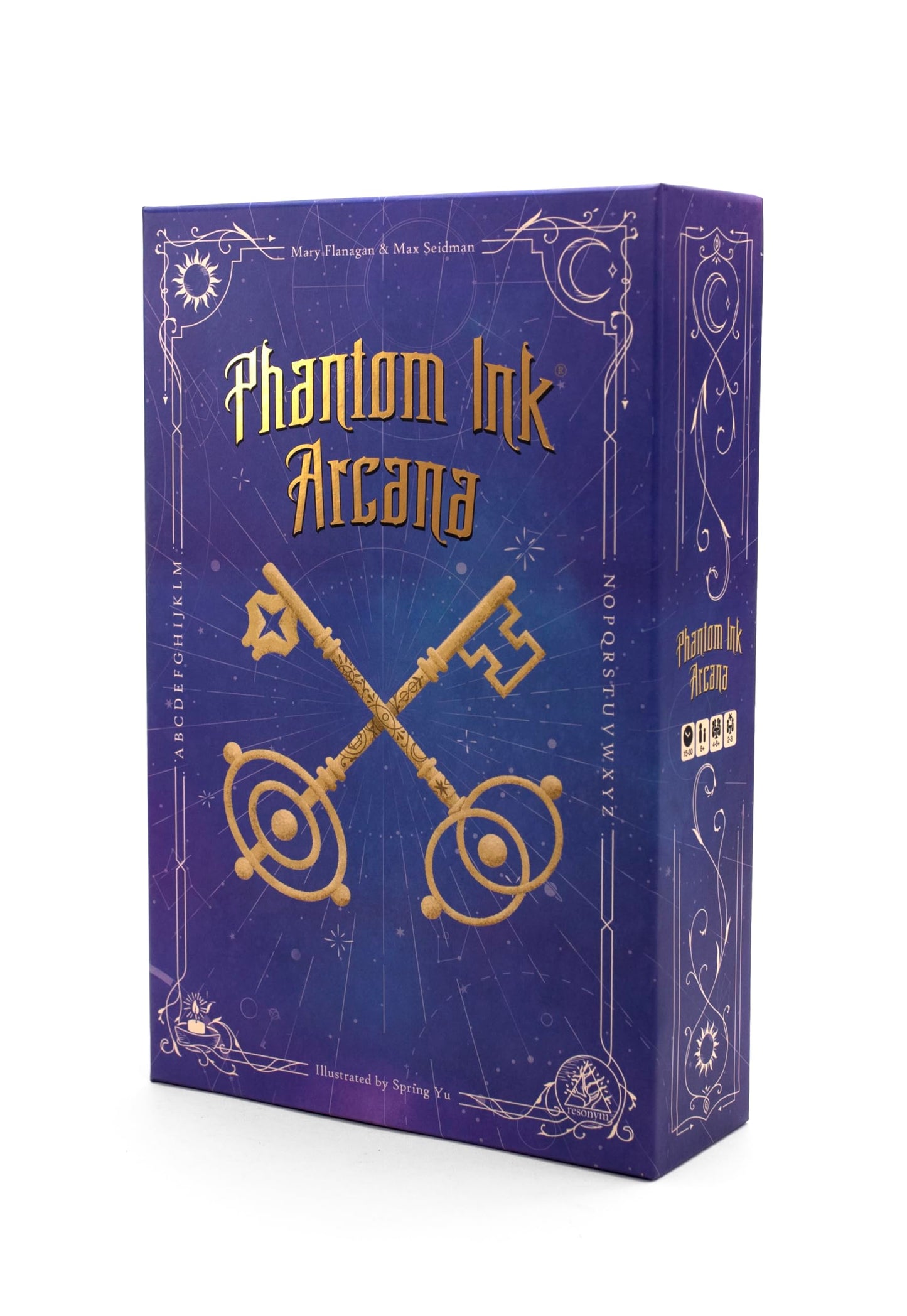 Resonym Games, Phantom Ink: Arcana - A Standalone Expansion to The Deduction Party Game Phantom Ink - for 2 to 8 Players, Ages 8+