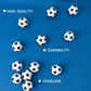 GSE Games & Sports Expert 12-Pack Foosball Table Replacement Balls, 36mm(1.42") Tabletop Soccer Football Balls for Foosball Table Accessories (White)