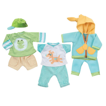 Melissa & Doug Mine to Love Mix & Match Playtime Doll Clothes for 12”-18” Unisex Dolls (6 pcs)