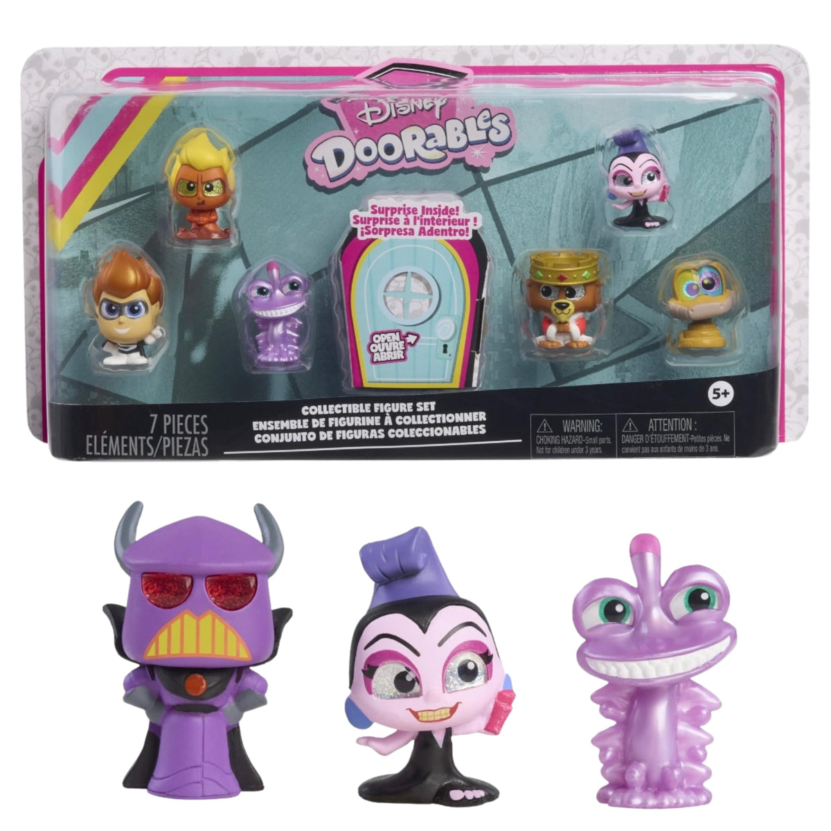 Disney Doorables Collectible Figure Set, 7 Pieces Mini Figures, Limited Edition