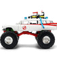 Jada Ghostbusters Ecto-1 Monster Truck Toys - Hollywood Rides Die-cast Vehicle, Opening Doors, 1:24 Scale, Ages 8+