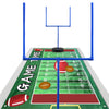 5 PCS Large Football Party Goal Post Decoration Kit with 2 PCS 15.75 in Field Goal Posts 1 PCS 59 in Court Table Runner 2 PCS 3.35IN Footballs