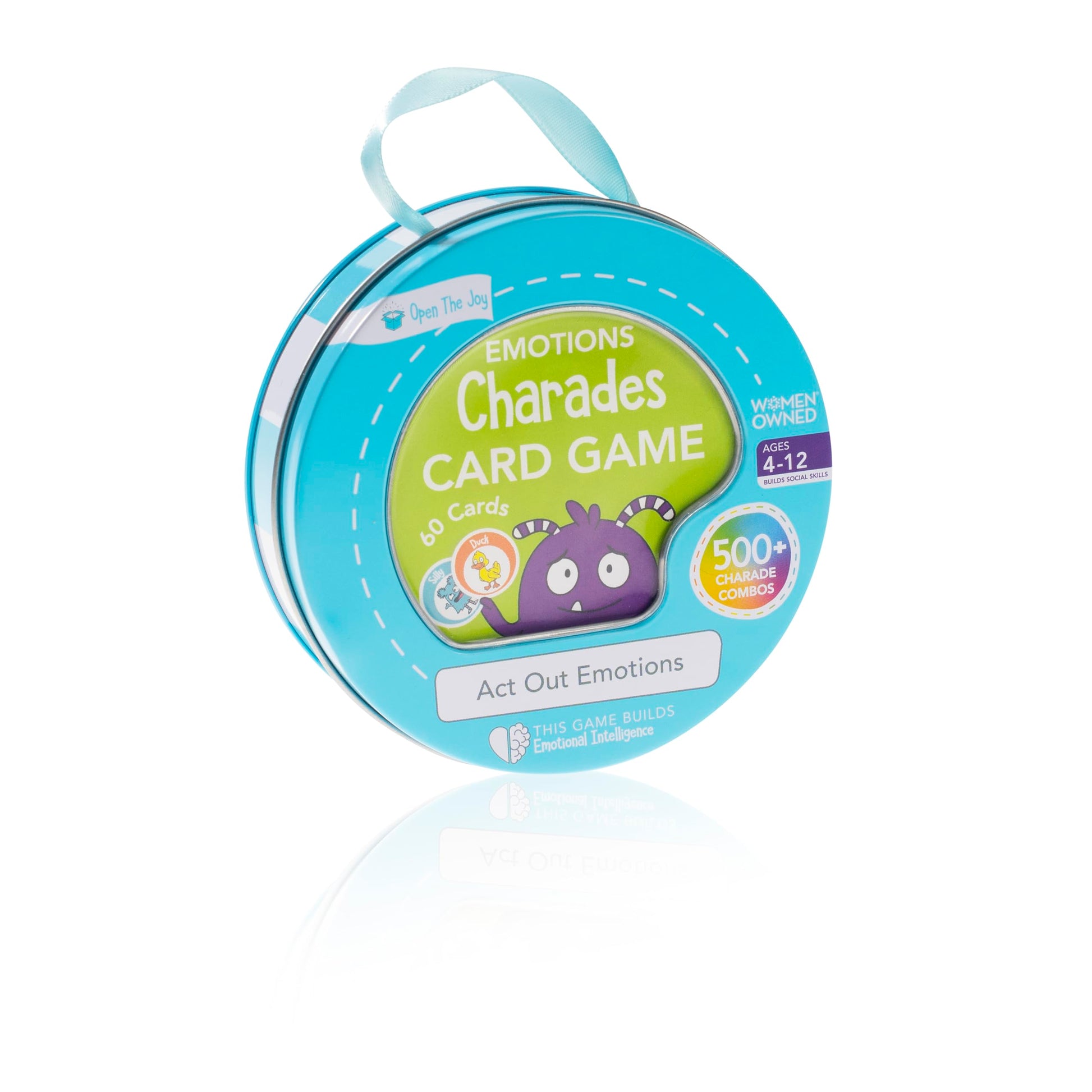 Open The Joy Emotions Charades Card Game - Kids Feelings Family Fun