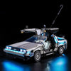 YEABRICKS LED Light Kit for Lego - Creator Expert Back to The Future Time Machine Building Blocks Model, LED Light Set Compatible with 10300(Lego Set