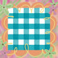 Humble Oak Co. Large Neoprene Mahjong and Craft Mat - Bright Spring Waterproof Table Protector, Non-Slip Table Cover for Gaming, Arts, Crafts, & Home