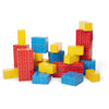 Melissa & Doug Jumbo Cardboard Blocks Building Set (40 pc) - Lightweight Building Toys and Montessori Toys for Toddlers and Preschool Learning