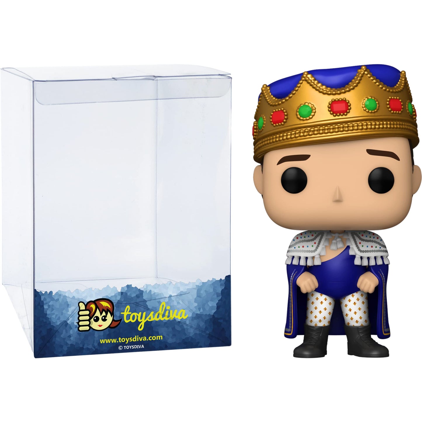 Funko J e r r y Lawler: P o p ! Vinyl Figurine Bundle with 1 Compatible 'ToysDiva' Graphic Protector (097-56807 - B)