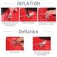 Inflatable Watermelon Pool Float for Adult Large Swimming Tube 4Feet Ring Adult Floaties Outdoor Swim Pool Toy Party Decoration