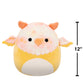 Squishmallows Original 12in Mito the Yellow Tie-Dye Griffin - Official Jazwares Plush (Medium-Sized)
