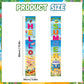 Hello Summer Porch Sign, 2 Pcs Beach Pool Hawaiian Luau Door Banners, 71 x 12 Inch