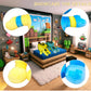 UMMEI 2024 New Creeper Plush Filler(11 inch), Plush Doll Soft Plush Toy Cute Pillow, Favorite Birthday Gift for Boys and Girls (Yellow+Blue)