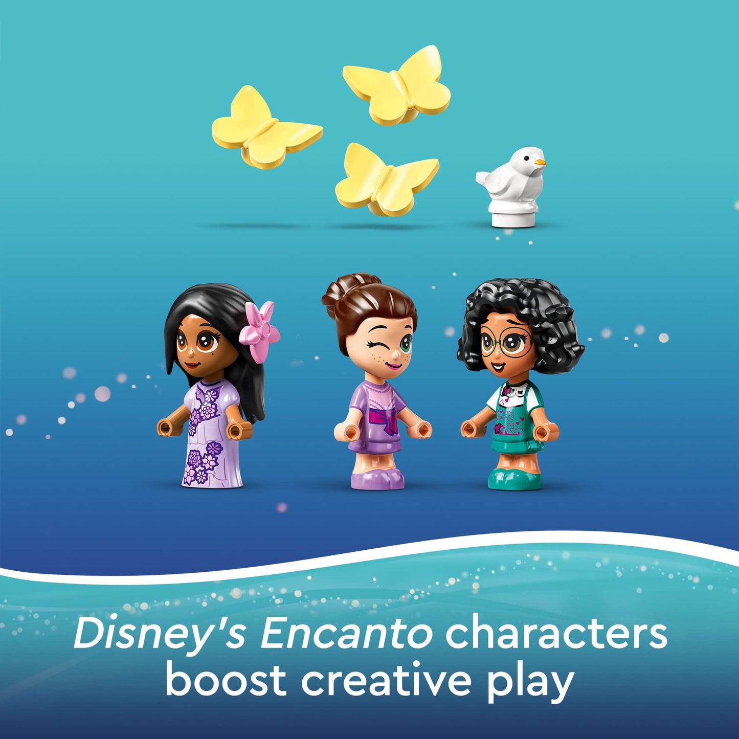 LEGO Disney Encanto Isabela’s Magical Door 43201 Building Kit; A Great Construction Toy for Independent Play, with Butterflies, Bird and Memorable