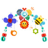 Lynncare Adjustable Arch Bassinet Toys for Infant & Toddlers, Stroller Arch, Baby Crib Toys with Fascinating Hanging for Stimulating Baby’s Senses