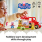 LEGO DUPLO Peppa Pig Tractor and Market - Building Toy for Toddlers, Ages 2+ - Sensory Toy for Girls & Boys - Includes 2 Figures - Birthday Gifts for