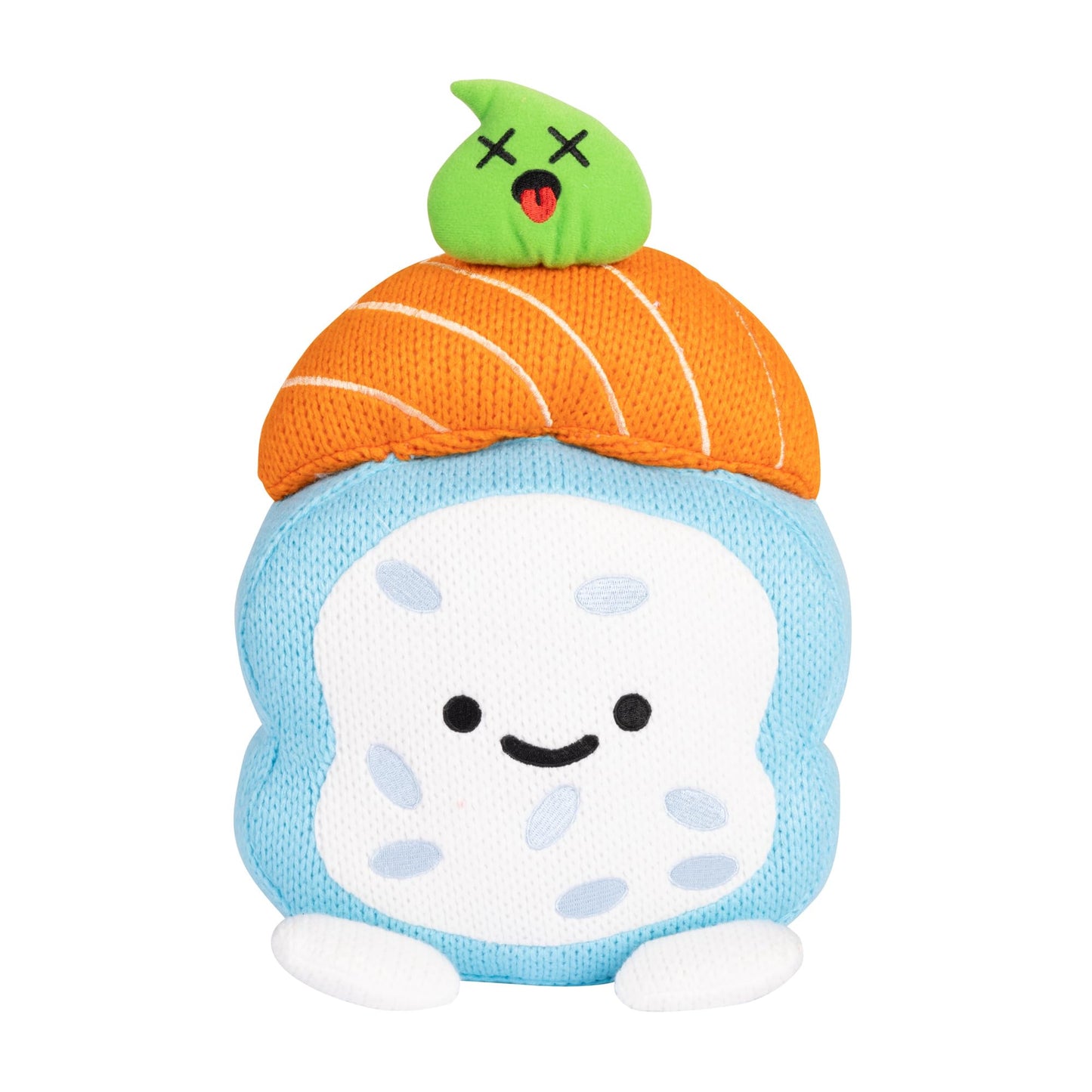 Ami Amis™ Jumbo Suzshi - Soft Crochet Sushi Plush, Extra Cuddly 10" Collectible, Cute Knit Toy for Sushi Lovers & Plush Fans