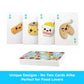 AQUARIUS Kawaii Foods Playing Cards - Kawaii Foods Themed Deck of Cards for Your Favorite Card Games - Officially Licensed Kawaii Foods Merchandise