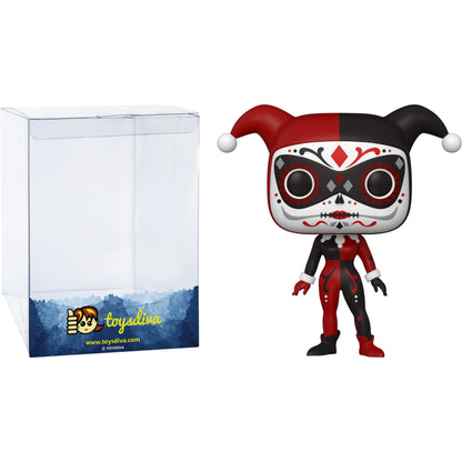 Funko Harley Q u i n n : P o p ! Heroes Vinyl Figurine Bundle with 1 Compatible 'ToysDiva' Graphic Protector (413-57416 - B)