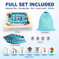 Floating Mahjong Tiles Set for Pool - 160 American Mahjong Tiles, Waterproof EVA Foam, Floats in Water, 4 Dice, 4 Rule Cards & Bag | Summer Pool