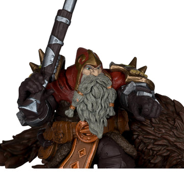 McFarlane Toys - World of Warcraft Dwarf Hunter: Beastmaster & Marksman and Pandaren: Monk & Rogue 1:12 Scale Posed Figure Deluxe 2pk Gold Label