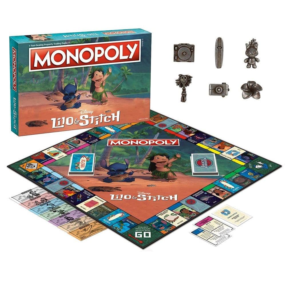 USAOPOLY, Lilo & Stitch Monopoly Board Game