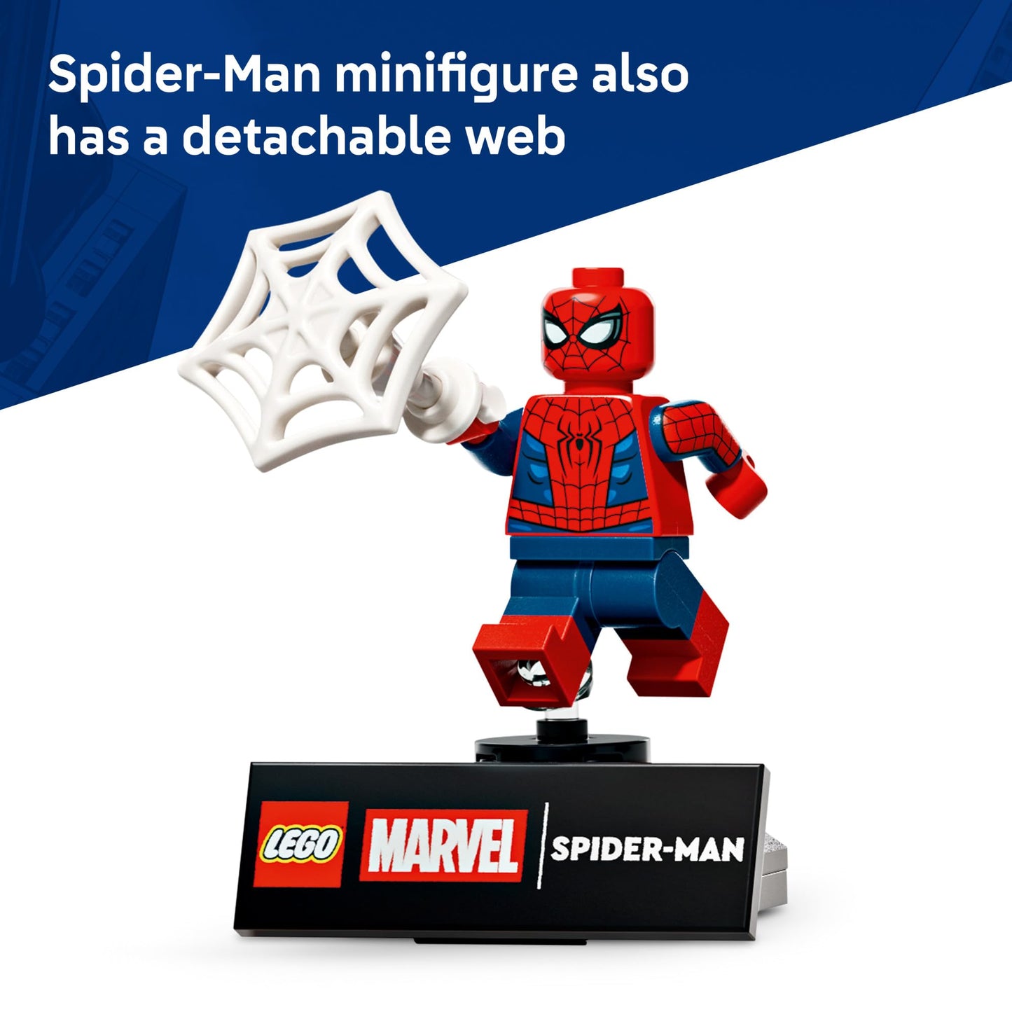 LEGO Marvel Spider-Man Hero Figure - Super Hero Building Toy for Boys & Girls, Ages 12+ - Posable Kids Bedroom, Bookshelf or Desk Decor - Gift