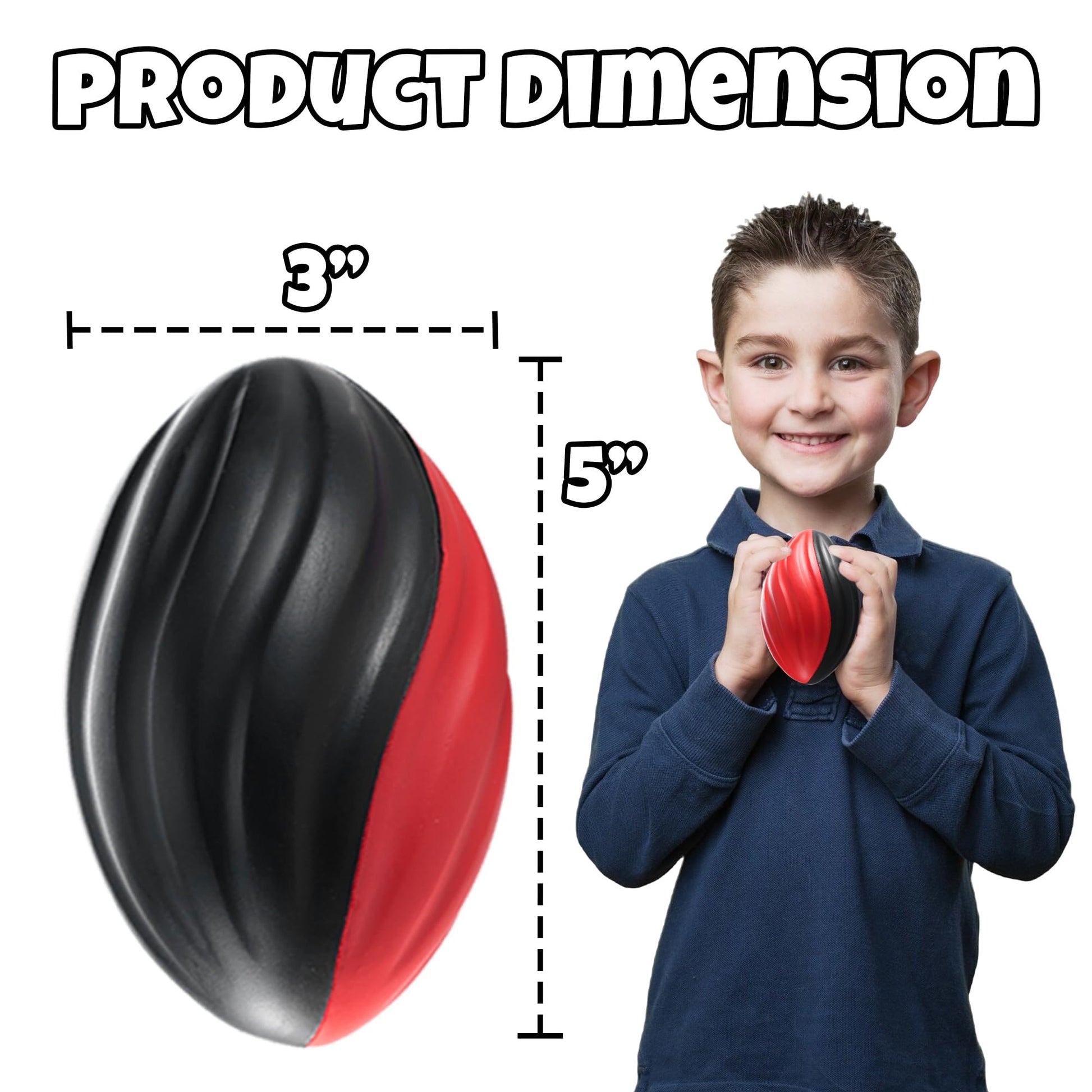 5 Inch Mini Foam Footballs (30-Pack) Spiral Toy Football Party Favors