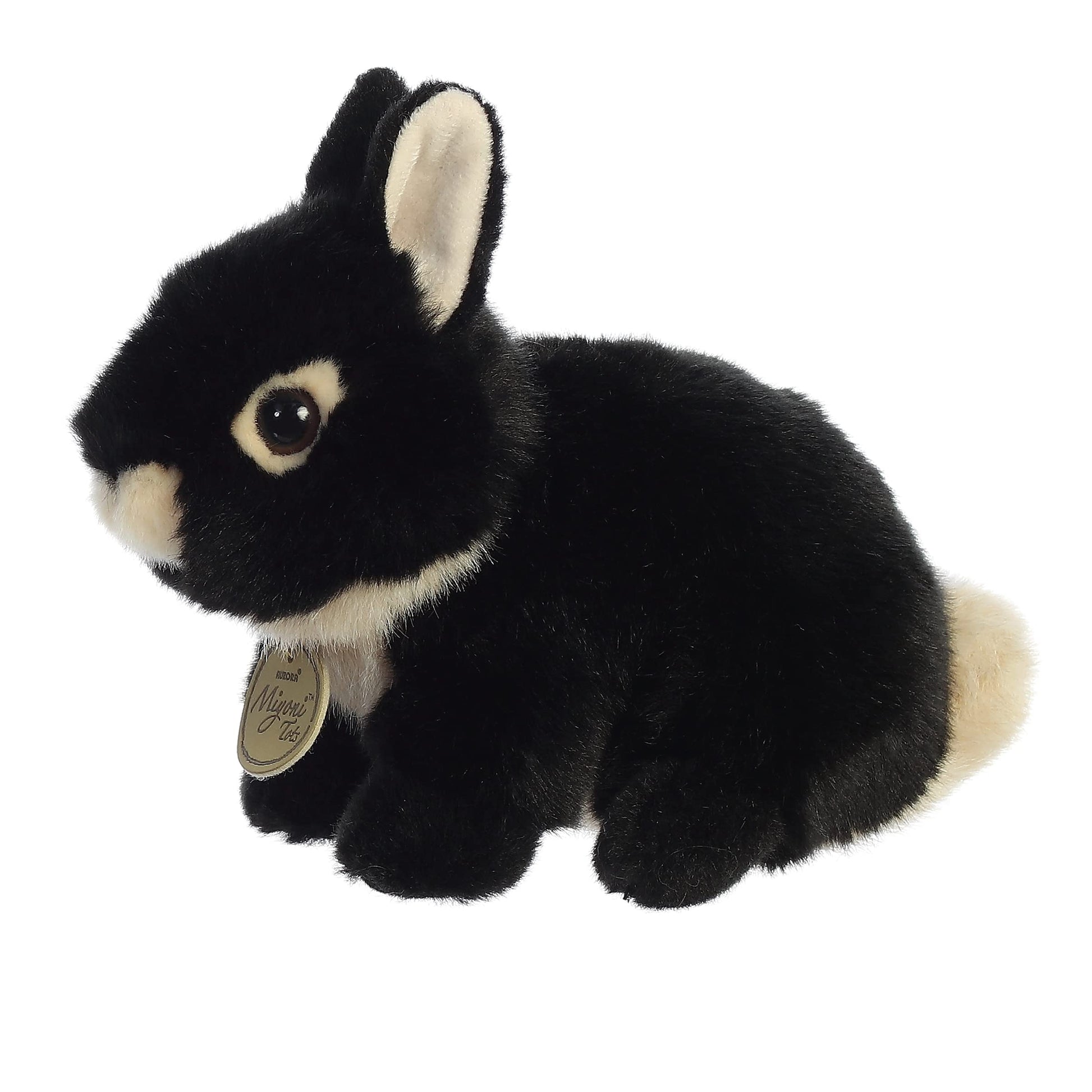 Aurora® Adorable Miyoni® Tots Netherland Dwarf Bunny Stuffed Animal - Lifelike Details Make a Cherished Companion - Perfect for Decorating Bedrooms or