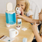 Melissa & Doug Brew & Serve Wooden Toy Coffee Maker Set