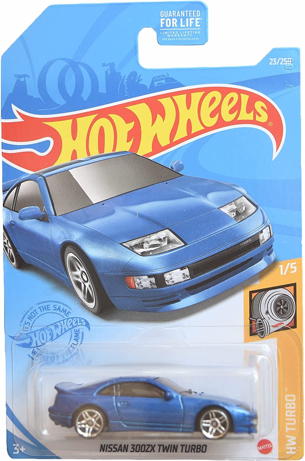 Hot Wheels Nissan 300ZX Twin Turbo, [Blue] 23/350 Turbo 1/5