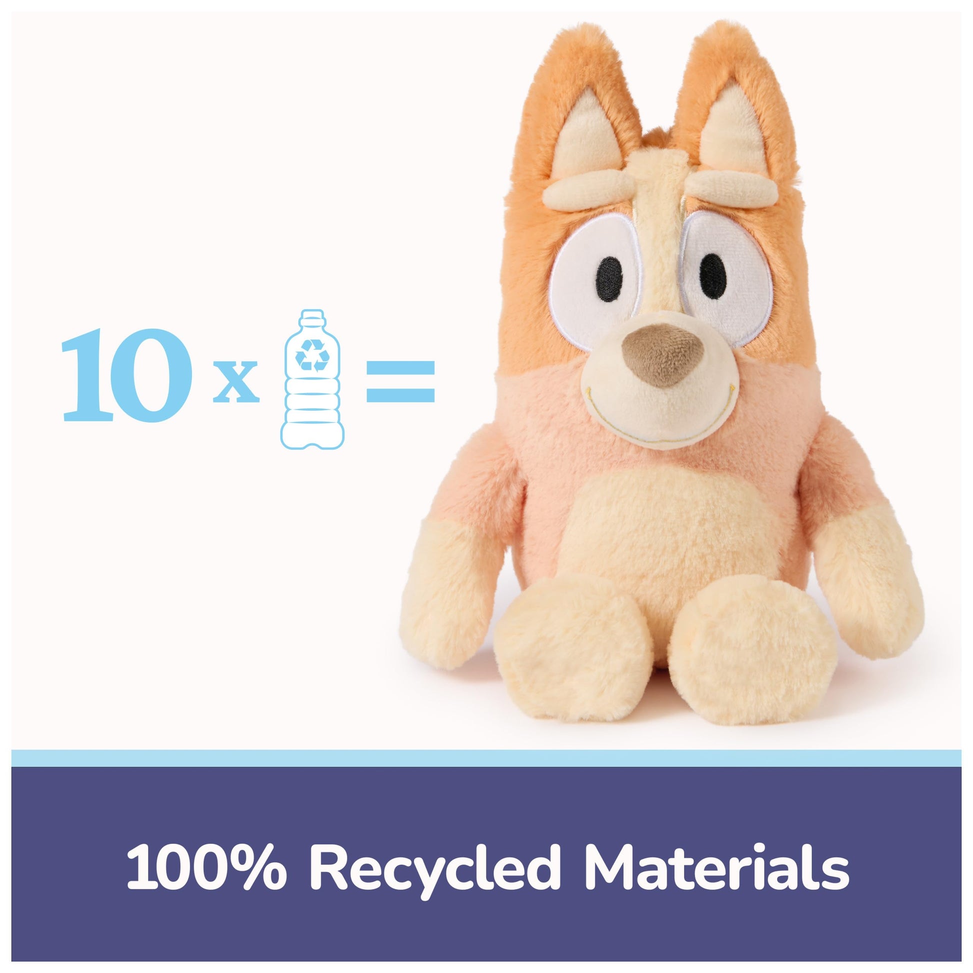 GUND Bluey Sustainably Soft Bingo 13-Inch Plush Toy, Ages 0+