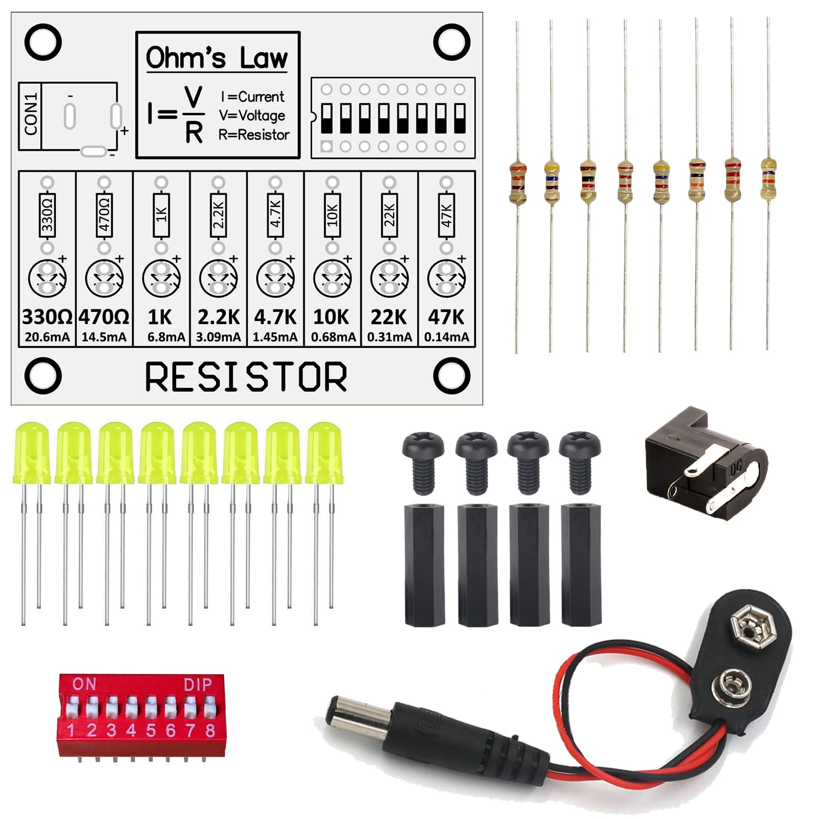 Soldering Practice Kit Learning Electronics Training Board