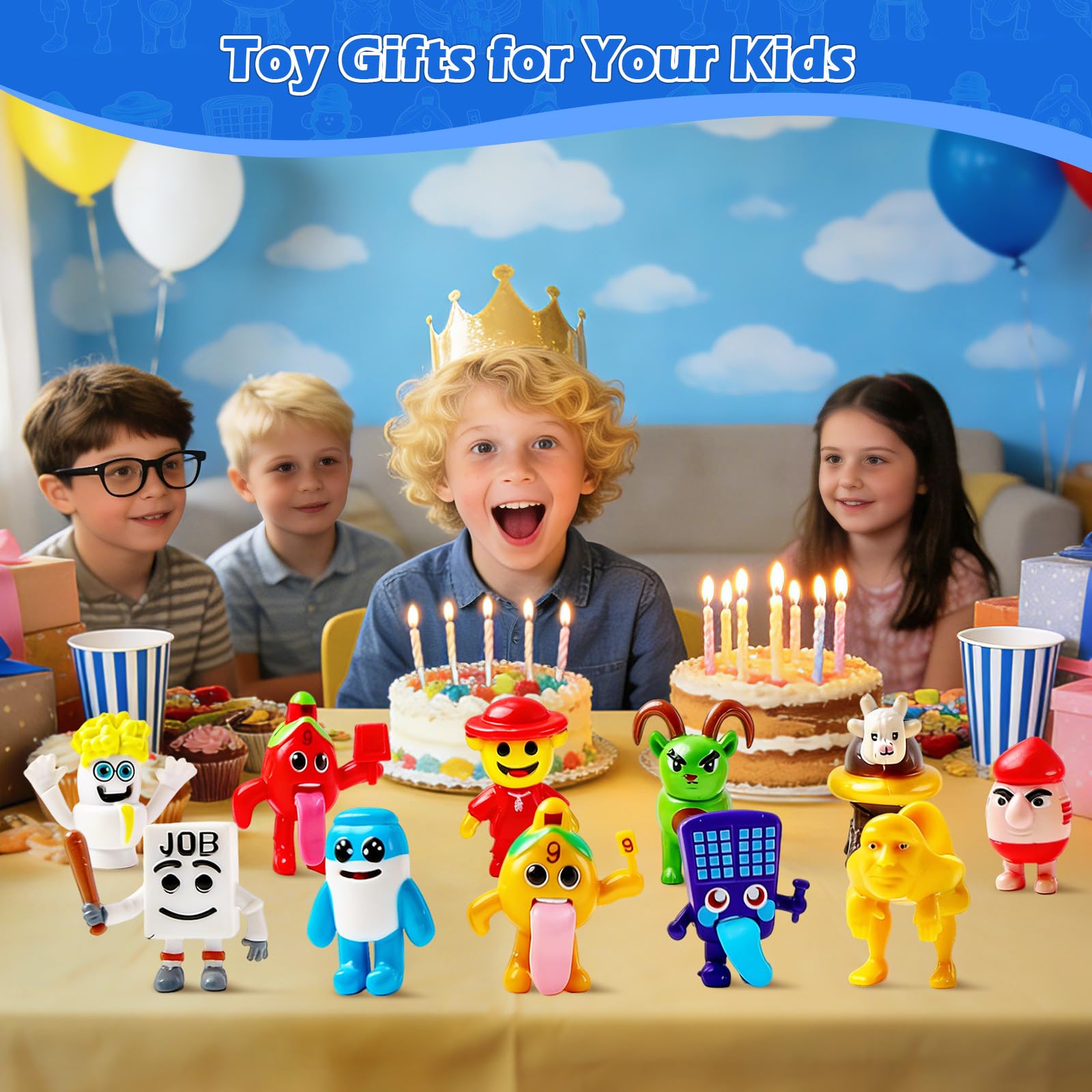 HANJIEJIE 24Pcs Steal a Brainrot Toys Action Figure Set, Steal a Brainrots 67 Los Tralaleritos Toy Figures, Collectible Brain-Rot Toy Gift for Fans