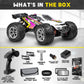 Verahaus 4x4 RC Cars for Adults 48kmh High-Speed - 1:12 Scale Large Waterproof Remote Control Truck, Offroad Electric Monster Car, 2 Batteries 30+ Min