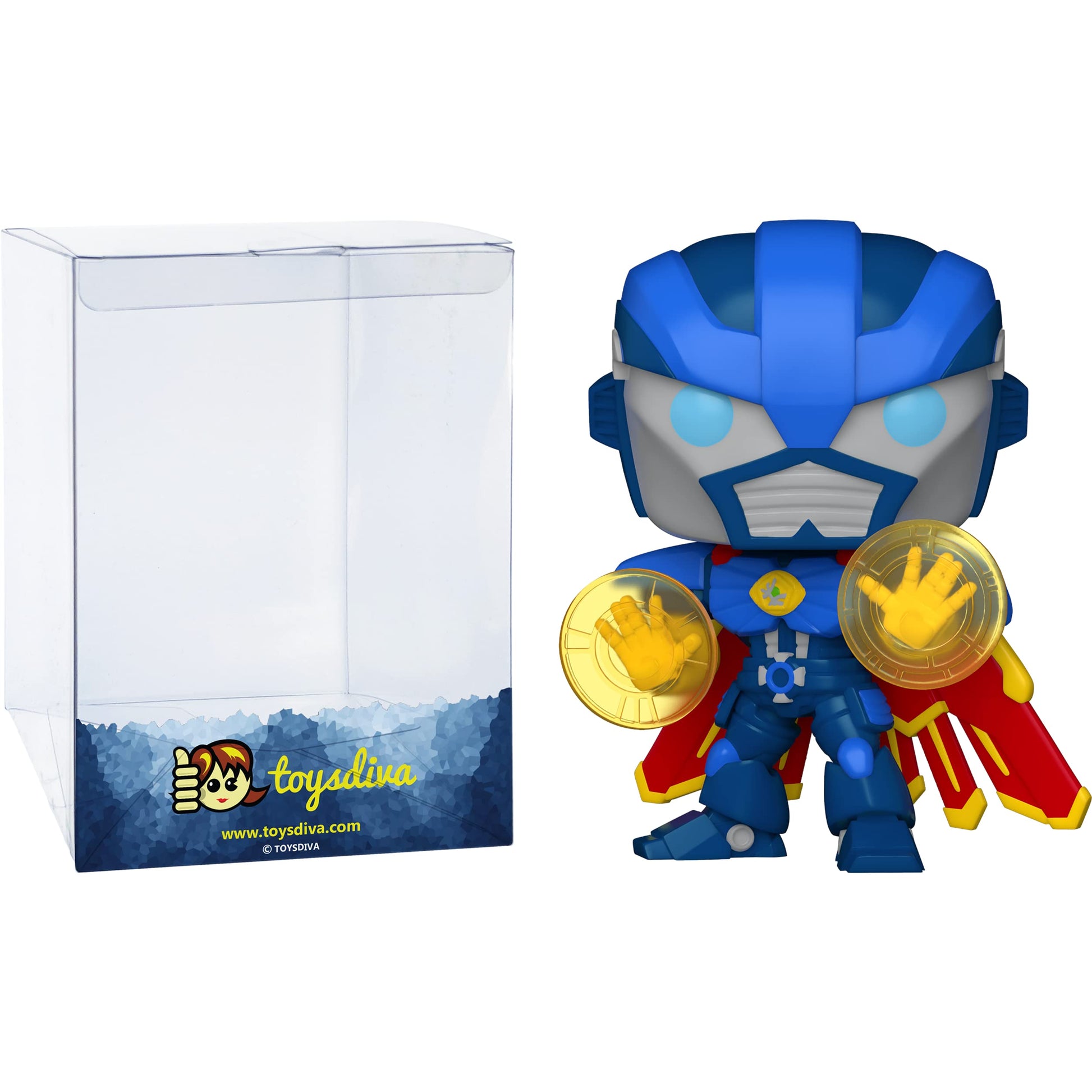 Dr. Stran g e: Fun ko P o p ! Vinyl Figurine Bundle with 1 Compatible 'ToysDiva' Graphic Protector (832-55236 - B)