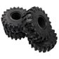 4Pcs ShareGoo Rubber 2.2" Crawler Mud Terrain Tires Super Grip Soft Tyre OD 148mm Compatible with Axial SCX10 90047 D90 TF2 Tamiya CC01 Traxxas TRX4