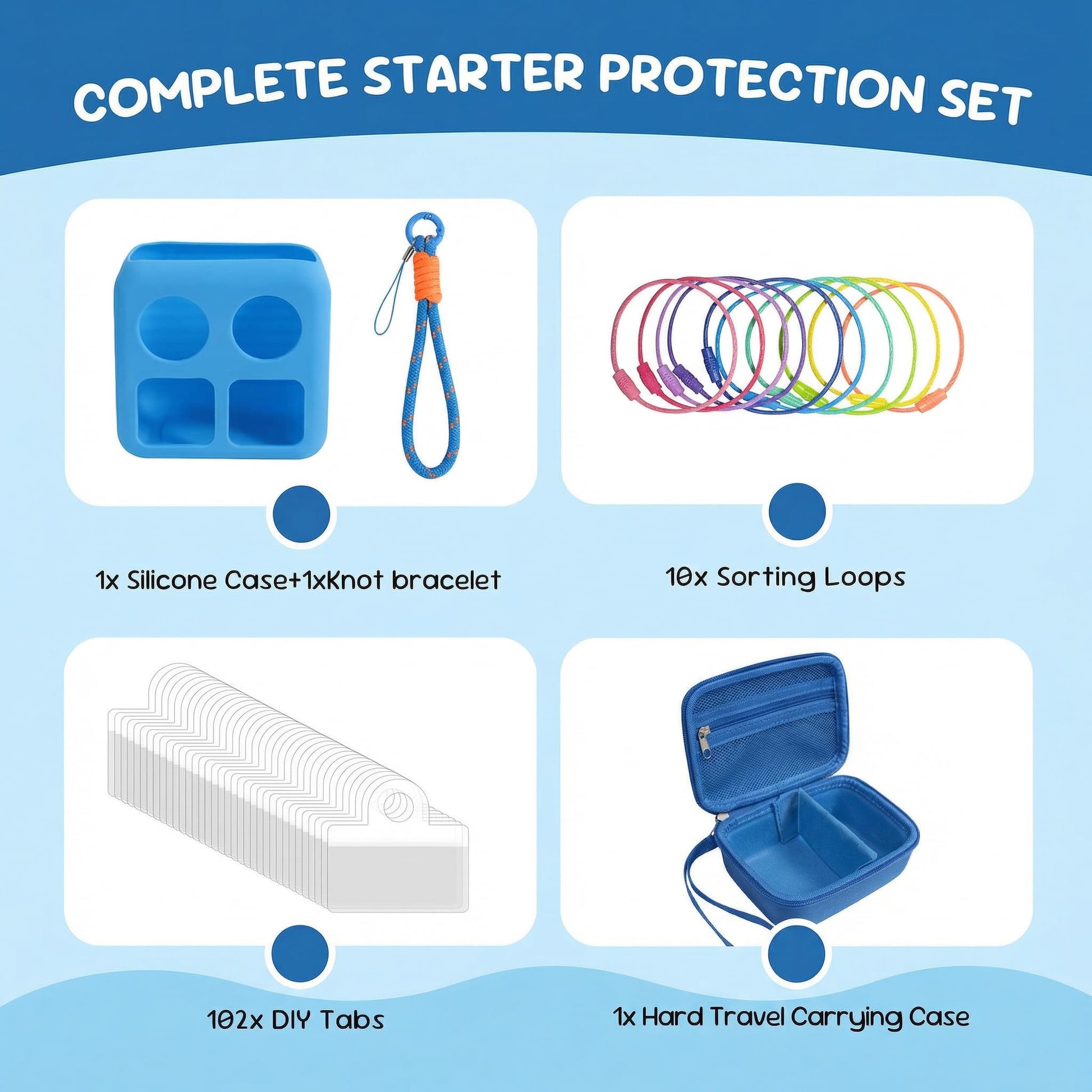 AUBOEAY Card Case for Yoto Mini Player, Travel Cards Holder with Silicone Cover, Kids Audio Music Accessory
