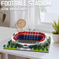 LANGLICHUN 2026 Upgraded Football Stadium Micro Building Blocks Set 3800 PCS Soccer Architecture Model Kit Sports Arena Brick Toy Creative Desk Decor
