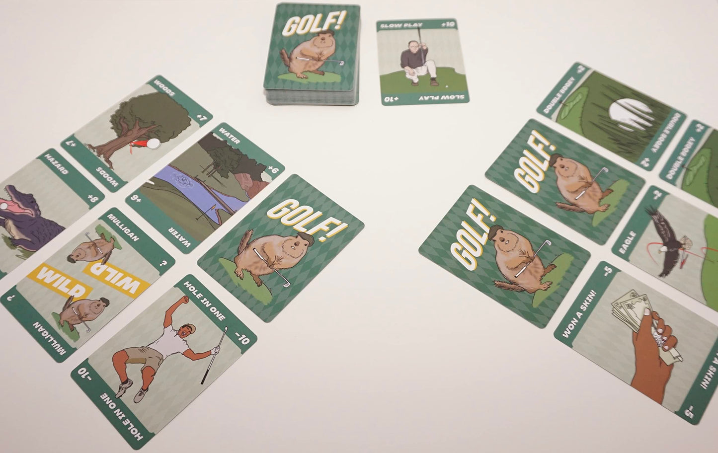 Golf! the Card Game - Very Fun Game, Great for Game Night, Favorite Gift for Golfers and Card Game Fans, Made in the USA