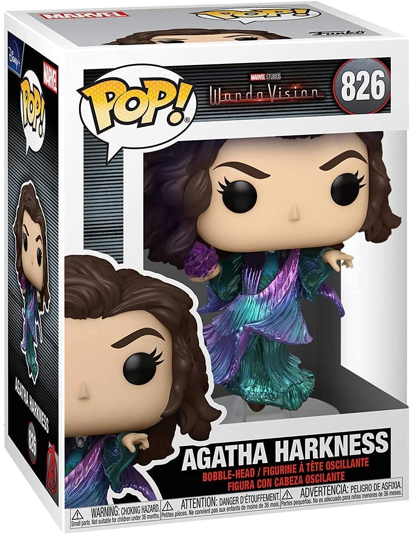 Agatha Harkness Pop #826 Pop TV: Wanda Vision Vinyl Figure (Bundled with EcoTek Protector to Protect Display Box)