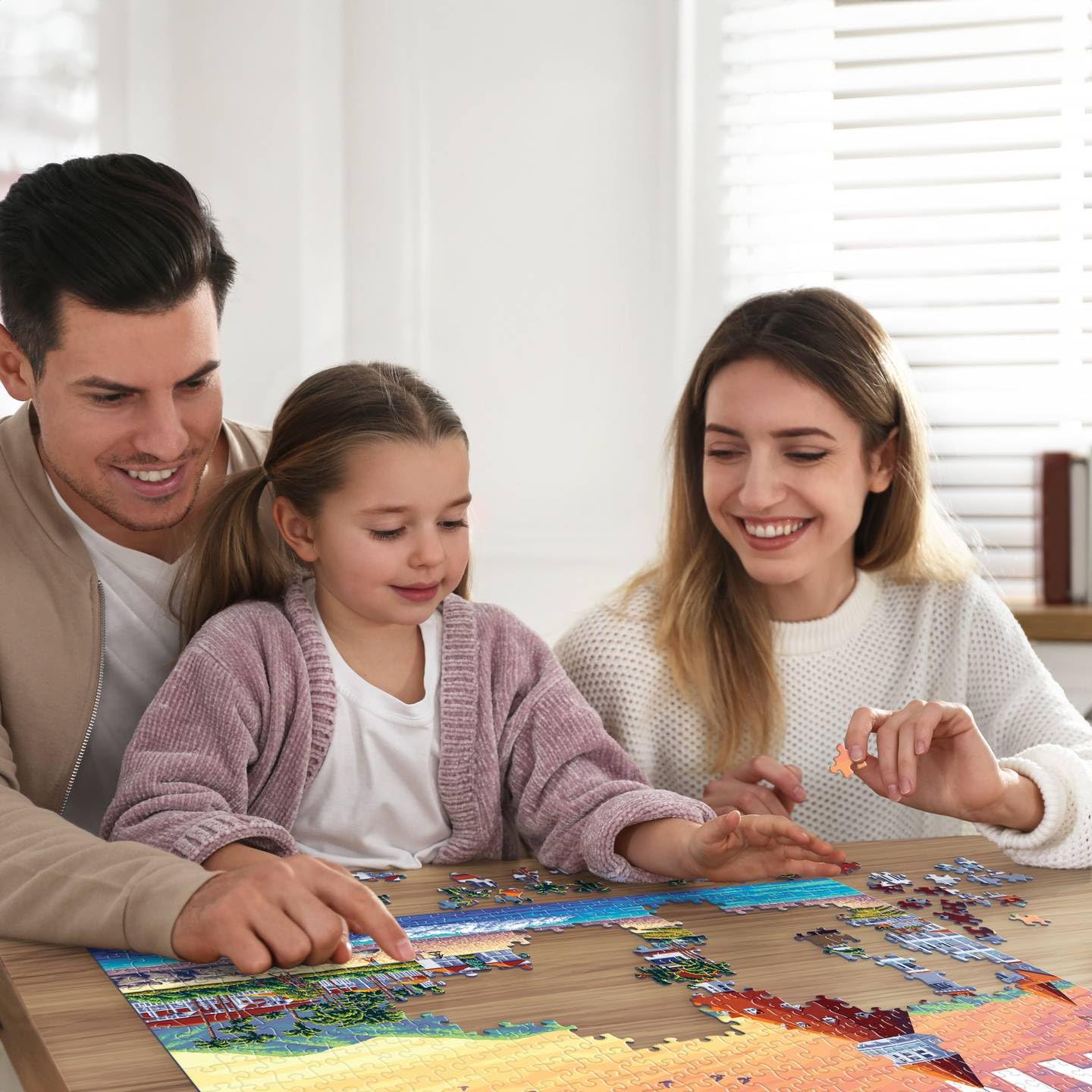 Boardwalk San Diego 500 Piece Jigsaw Puzzle Scenic California Beach Puzzles with Premium Box, Gift for Adults and Family 16"x20"