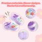 Ciunura Premium Doll Shoes for Lububu, Cute Doll Shoes for 4-7in Dolls, Ideal for Lububu Outfits(Purple Clog Shoes)