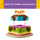LEGO Birthday Party Cake - Building Toy for Boys & Girls, Ages 7+ - Birthday Decoration with 10 Candle Accessories - Craft for Kids - 40815
